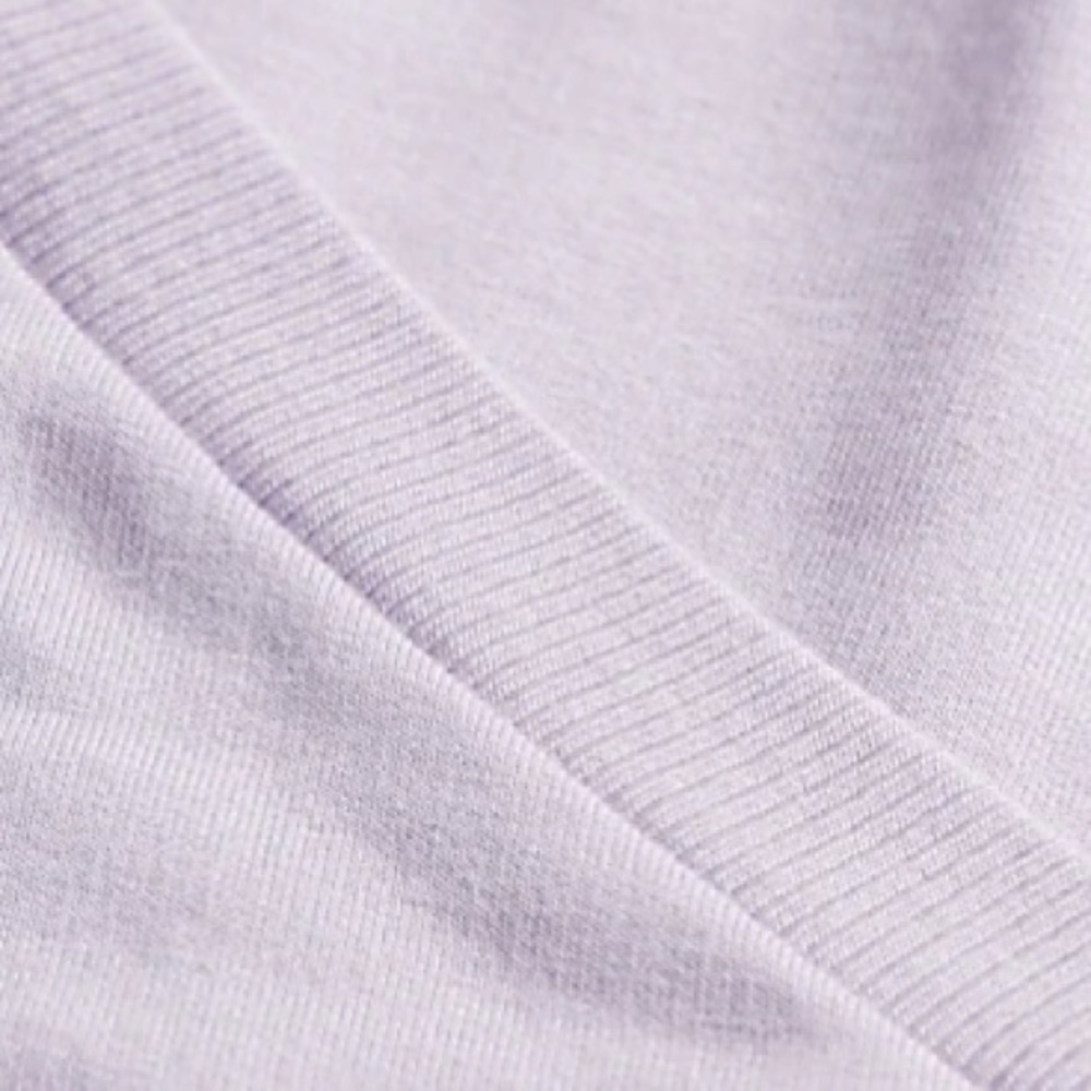 EXPRESS Solid Wrap Front Sweatshirt - Picture 4 of 9